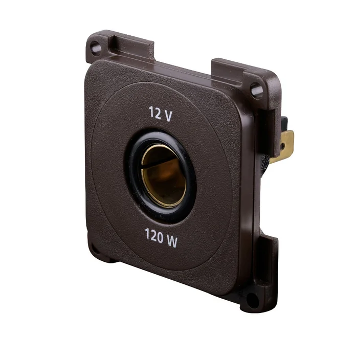 System 20.000 Normsteckdose 12 V – braun