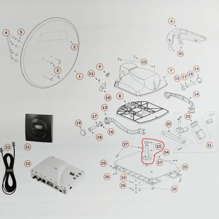 Teleco Mittelwelle für Telesat BT 65/85 (Nr. 812318)