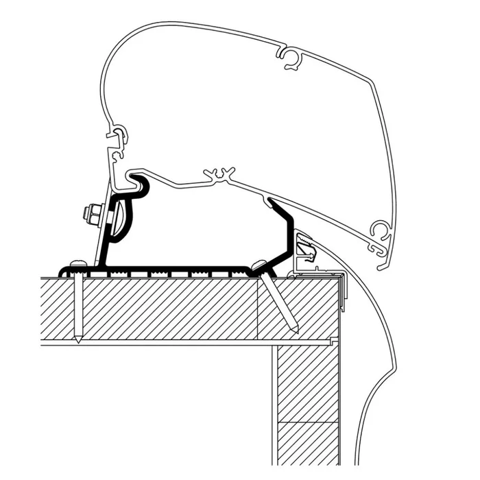 Thule Adapter Hobby Optima Deluxe/Premium Serie 6 und 9