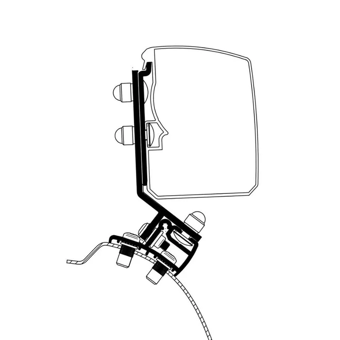 Thule Dachadapter PSA Minivan für Omnistor 3200