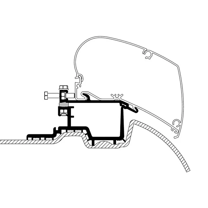 Thule Dachadapter-Set MB Sprinter ab 2006 für Serie 6, 3-tlg