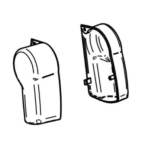 Thule Endkappen-Satz anthrazit Omnistor 4900 (Nr. 1500602952)