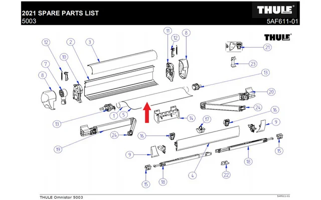 Thule Ersatztuch (4m)