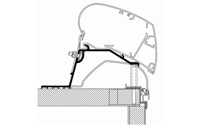 Thule Markisen-Adapter Dach Hobby Baujahr 2014 – 2023