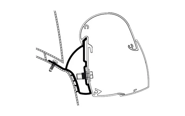 Thule Markisenadapter Hymer Car 302 Ducato H1