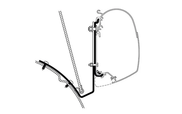 Thule Markisenadapter VW T4