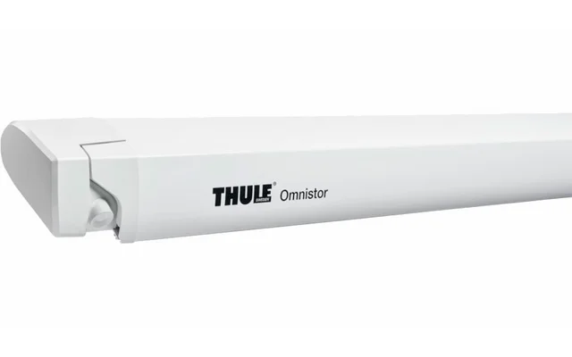 Thule Omnistor 6300 Dachmarkise motorisiert Gehäusefarbe Weiß Tuchfarbe Mystic Grey