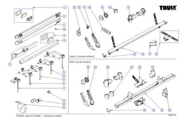 Thule Reifenhalter Quick-Blocker-Einsatz
