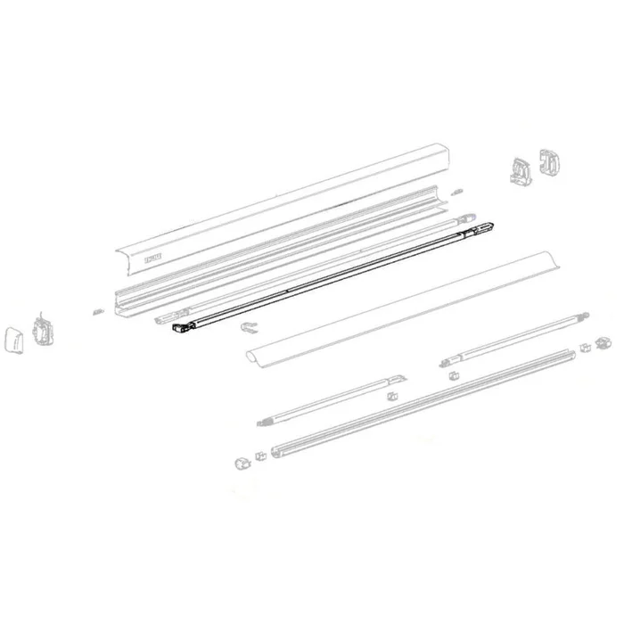 Thule Teleskoparm links, Länge 2,50 – 3,00 m für Omnistor 3200 (Nr. 1500603522)