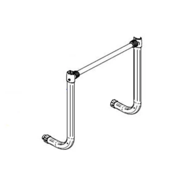 Thule Tragarme unten mit Querstrebe f. Esse, schwarz (Nr. 1500603480)