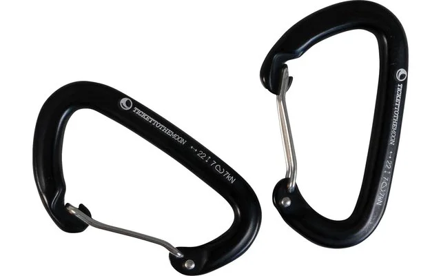 Ticket to the Moon 22kN Aluminium Karabiner 2 Stück