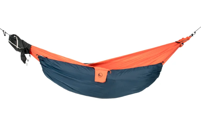 Ticket to the Moon Moonquilt Compact Hängematten Schlafsack 200 x 140 cm blau/orange