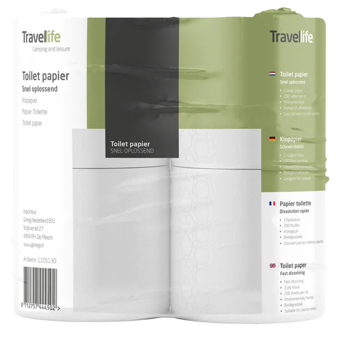 Travellife Toilettenpapier TOP-HIT, 4 Rollen