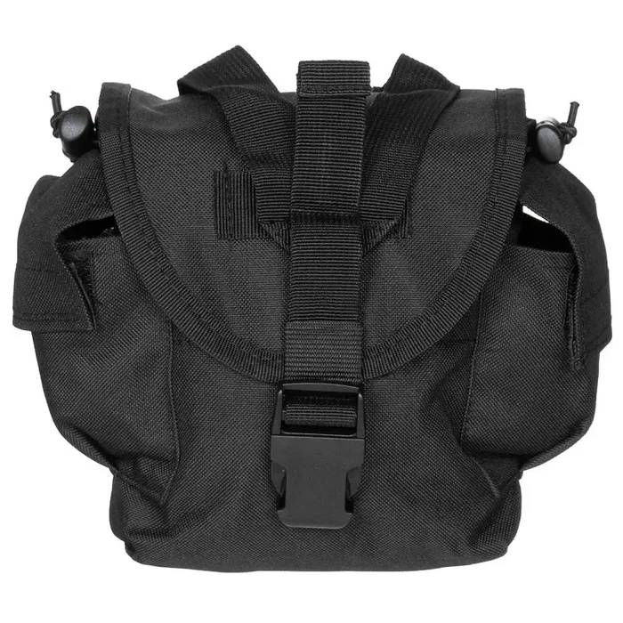 Trinkflaschen Tasche, „MOLLE“, schwarz