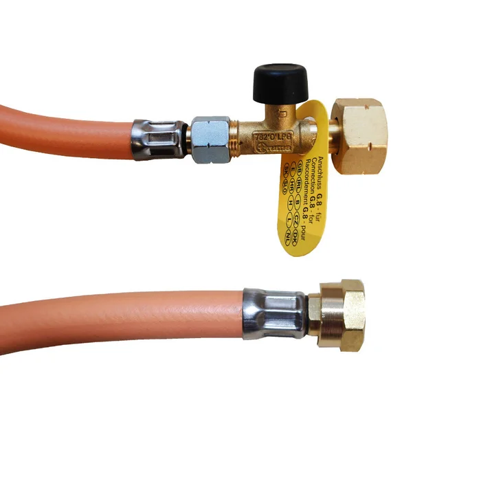 Truma Hochdruckschlauch mit SBS – G.8/GB,IE,ES,BE…, 450 mm (Nr. 50415-06)