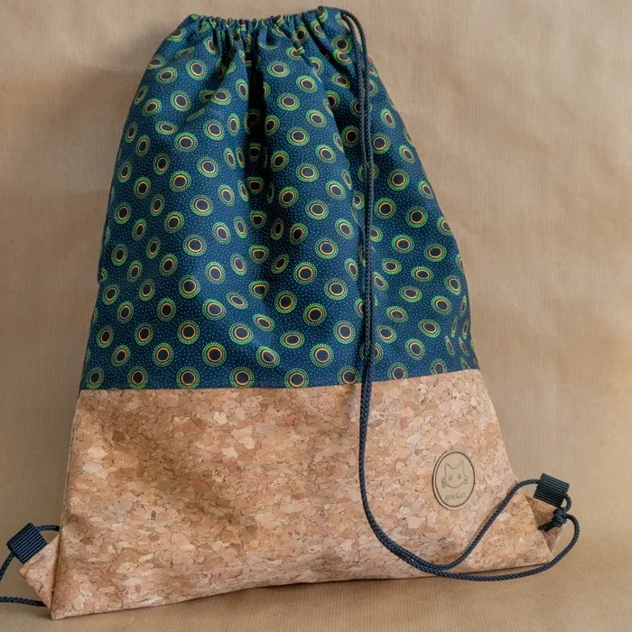 Turnbeutel mit Korkboden