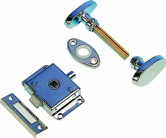 Türschloss für Toilette 70 x 45 mm nach innen Offizielle Website