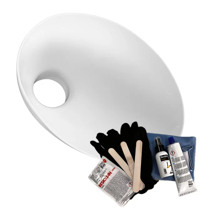 Twusch 6.0 Porzellaneinsatz und Montageset für Thetford Toilette C250