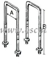U-förmige Montagehalterung