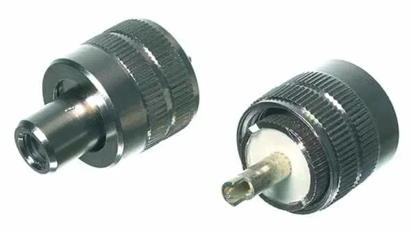 UKW-Stecker (PL259) für 6 mm Kabel (RG58)