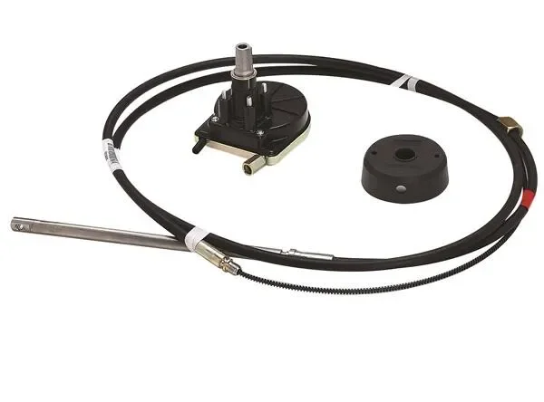 Ultraflex Lenkgetriebe T67 inkl. schwarzer Flansch und M 58 Steuerkabel