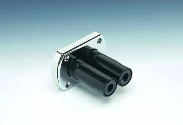 Ultraflex Schlauchschutz doppelt für Hydraulikschlauch chrom