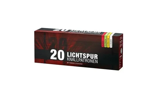 Umarex Lichtspur Knallpatronen 15 mm, 20er Schachtel