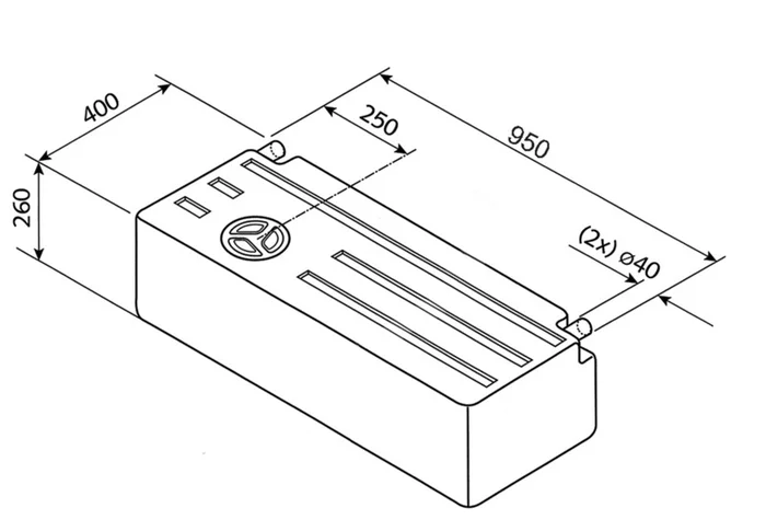 Universal Wassertank EV1802 – 89 l