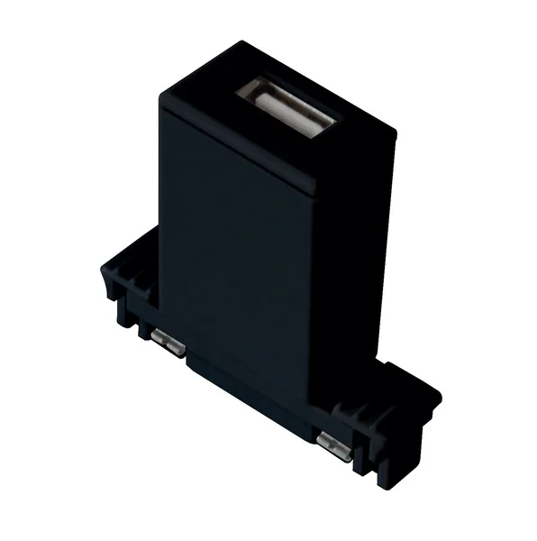 USB-Port für Stromschienensystem – Schwarz