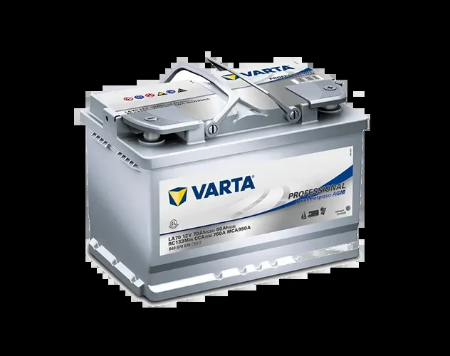 VARTA LA70 – 12 V, 70 Ah (Doppelzweck-AGM)