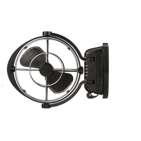 Ventilator Sirocco II 12 / 24 V – Schwarz
