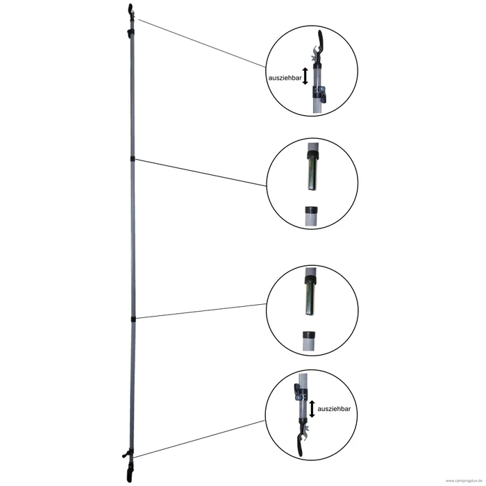 Verandastange IXL Glasfiber für G19-23