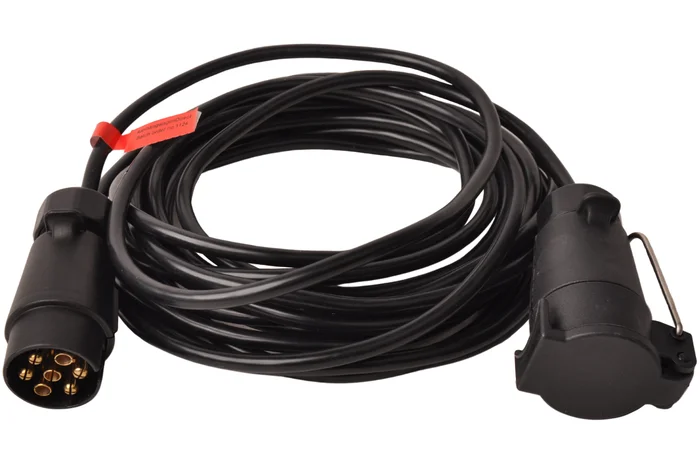 Verlängerungskabel 7-adrig mit 7-poligem Stecker & 7-poliger Buchse – 700 cm