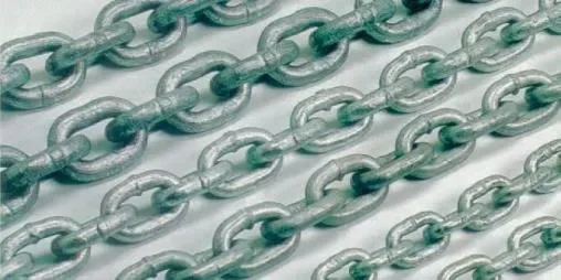 Vordere Kette. Nicht kalibriert, verzinkt.