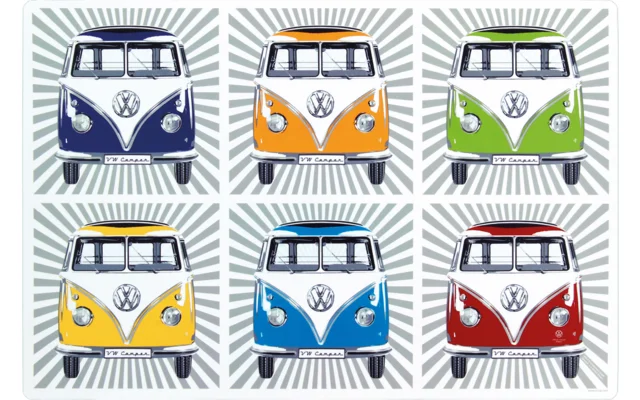 VW Collection Abwaschbare Tischsets / Platzsets T1 Bulli Bus 4er Set