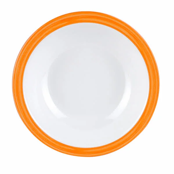 Waca Suppenteller Melamingeschirr Bistro orange