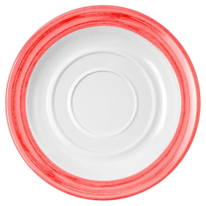 Waca Untertasse Melamin Bistro rot