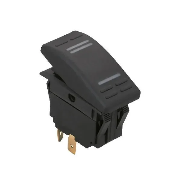 Wasserdichter Kontakt, 6-polig, mit LED an, aus, an, 12 V, max. 15 A