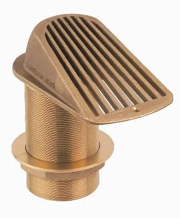 Wassereinlass für Rumpfdurchdringung in Bronze.