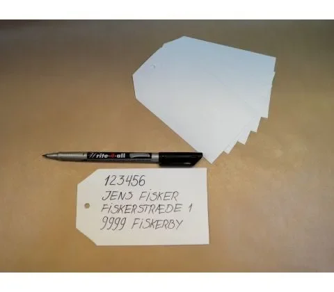 Weiße Angelanhänger, 6 Stk.