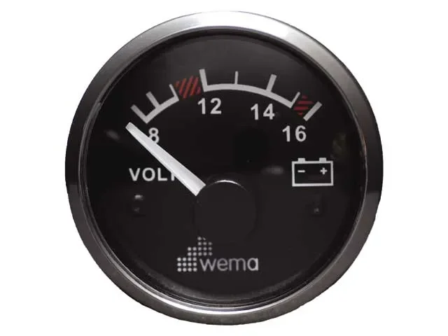 Wema Silver Voltmeter 12 Volt