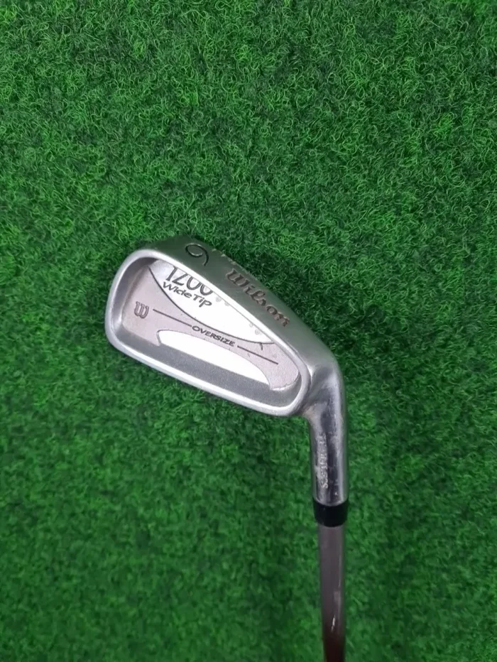 WILSON 1200 Wide Tip 6-Eisen – Herren (Graphit, 38 Zoll, Rechts, Regular)