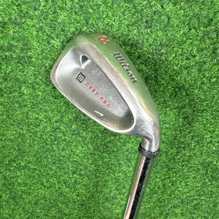 WILSON Deep Red 8-Eisen – Herren (Stahl, 36,5 Zoll, Rechtshändig, Regular)
