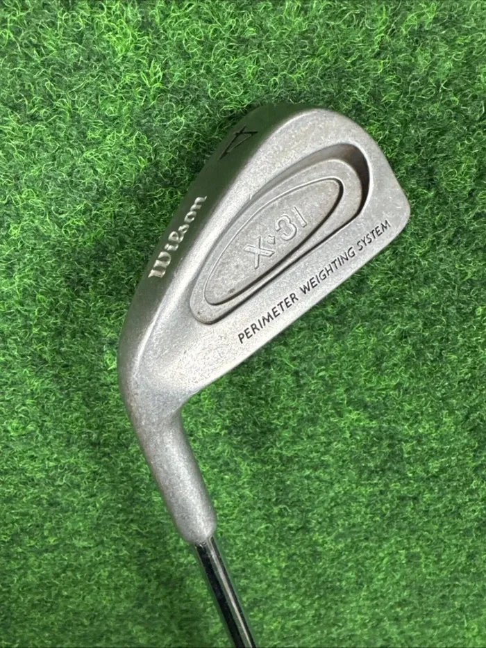 WILSON X-31 4-Eisen – Herren (Stahl, 38,5 Zoll, Links, Regular)