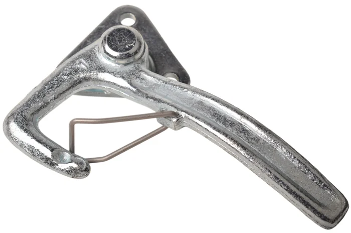 Winkelhebelverschluss RECHTS klein Typ 1 mit Feder (kleine Montageplatte)