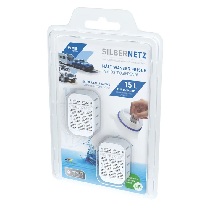 WM aquatec Silbernetz 2 x 15 L Tankinhalt 15 Liter