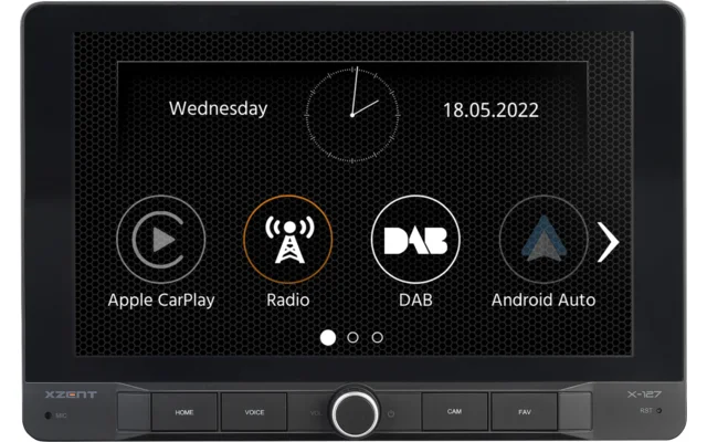 Xzent X-127 1-DIN Infotainer / Multimediasystem / DAB Tuner 9 Zoll