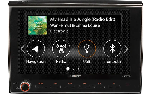 Xzent X-F270 2-DIN Moniceiver für Fiat Ducato