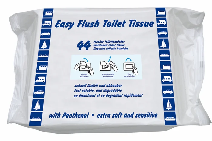 Yachticon Easy Flush Toiletten Tücher 44Stk