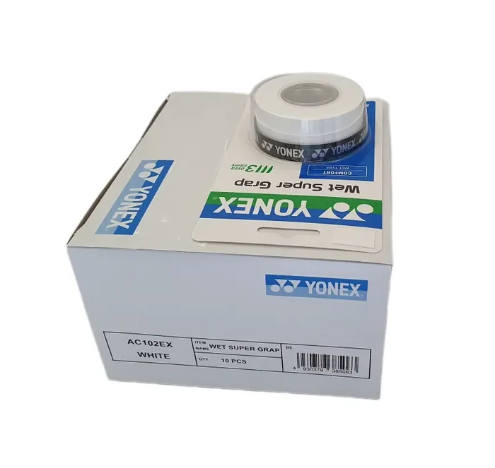 Yonex Wet Super Grap Overgrip AC102 Weiss 10X3er Pack Berühmte Marken Hohe Qualität